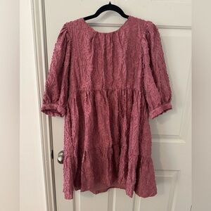NWT Pink Mini Dress Zara size Large